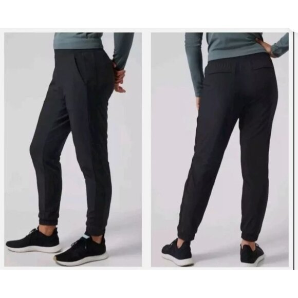 NWT Athleta Brooklyn Lined Jogger Black Women's 10 Petite MSRP$109 - Picture 1 of 15